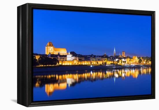 Europe, Poland, Gdansk and Pomerania, Torun, UNESCO Medieval Old Town, Vistula River-Christian Kober-Framed Premier Image Canvas