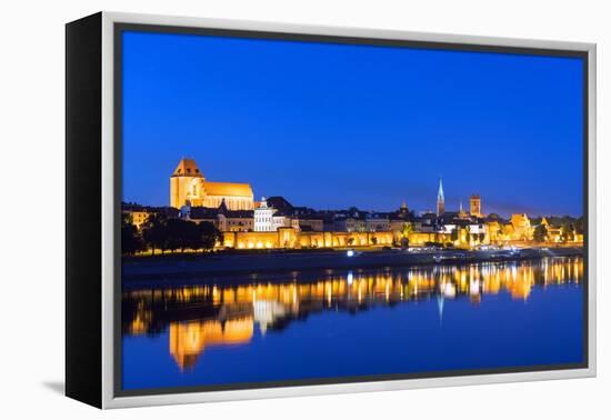 Europe, Poland, Gdansk and Pomerania, Torun, UNESCO Medieval Old Town, Vistula River-Christian Kober-Framed Premier Image Canvas