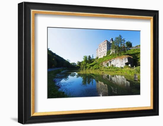 Europe, Poland, Malopolska, Ojcow National Park, Pieskowa Skala Castle-Christian Kober-Framed Photographic Print