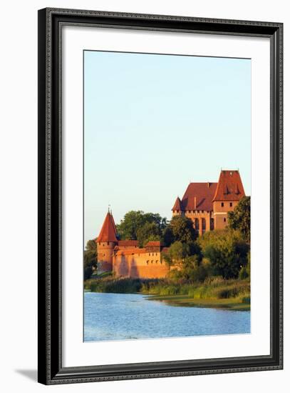 Europe, Poland, Pomerania, Medieval Malbork Castle, Marienburg Fortress of Mary, UNESCO Site-Christian Kober-Framed Photographic Print