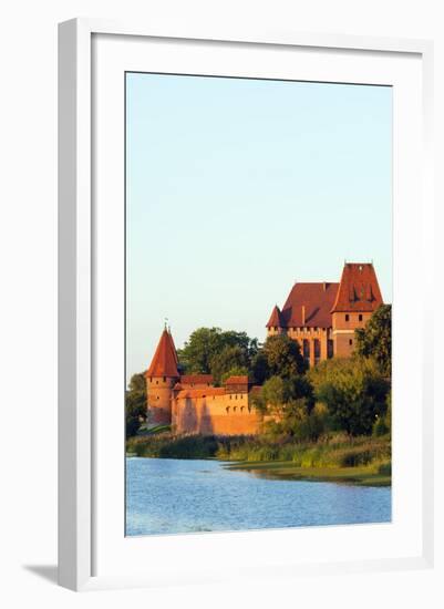 Europe, Poland, Pomerania, Medieval Malbork Castle, Marienburg Fortress of Mary, UNESCO Site-Christian Kober-Framed Photographic Print