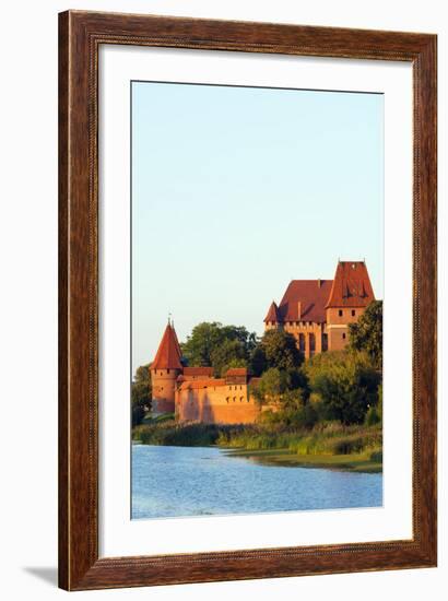 Europe, Poland, Pomerania, Medieval Malbork Castle, Marienburg Fortress of Mary, UNESCO Site-Christian Kober-Framed Photographic Print