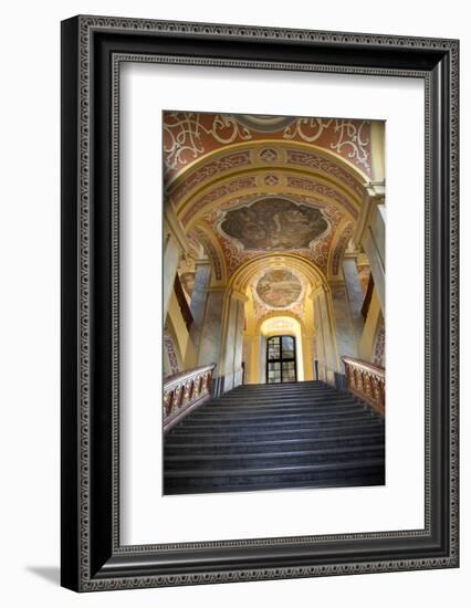 Europe, Poland, Wroclaw. Stairway at University of Wroclaw-Jaynes Gallery-Framed Photographic Print