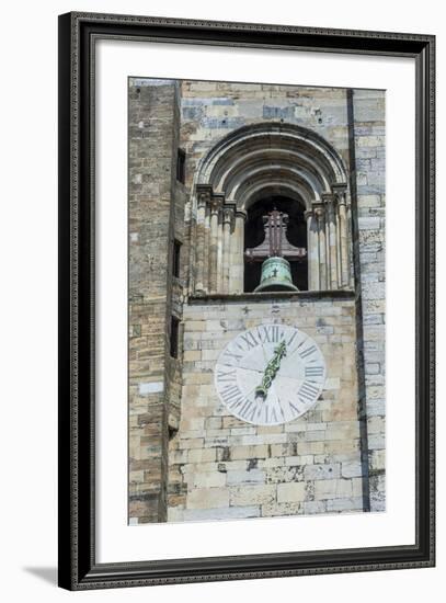 Europe, Portugal, Lisbon, Clock and Bell Tower of Lisbon Cathedral-Lisa S. Engelbrecht-Framed Photographic Print