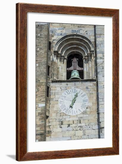 Europe, Portugal, Lisbon, Clock and Bell Tower of Lisbon Cathedral-Lisa S. Engelbrecht-Framed Photographic Print