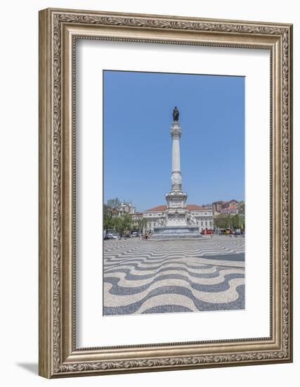 Europe, Portugal, Lisbon, Monument of King Pedro Iv-Lisa S. Engelbrecht-Framed Photographic Print