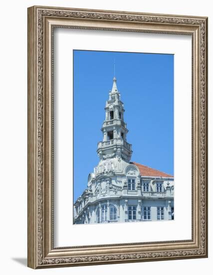 Europe, Portugal, Oporto, Bbva Building in Liberty Square-Lisa S. Engelbrecht-Framed Photographic Print