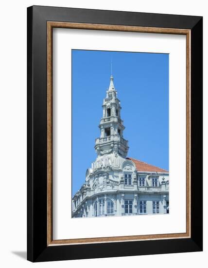 Europe, Portugal, Oporto, Bbva Building in Liberty Square-Lisa S. Engelbrecht-Framed Photographic Print