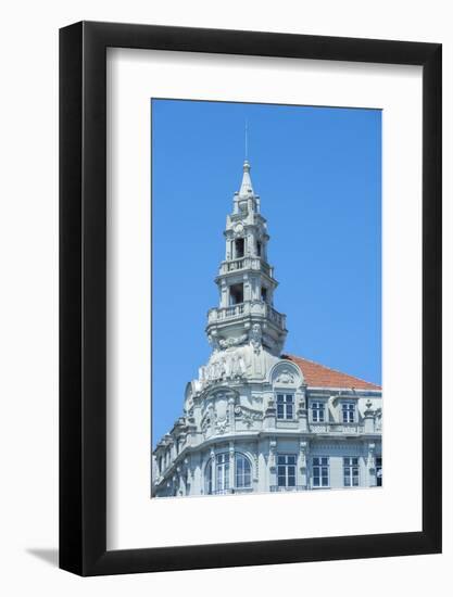 Europe, Portugal, Oporto, Bbva Building in Liberty Square-Lisa S. Engelbrecht-Framed Photographic Print