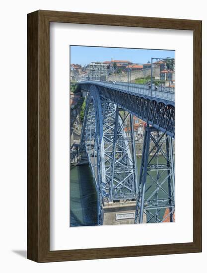 Europe, Portugal, Oporto, Douro River, Dom Luis I Bridge-Lisa S. Engelbrecht-Framed Photographic Print