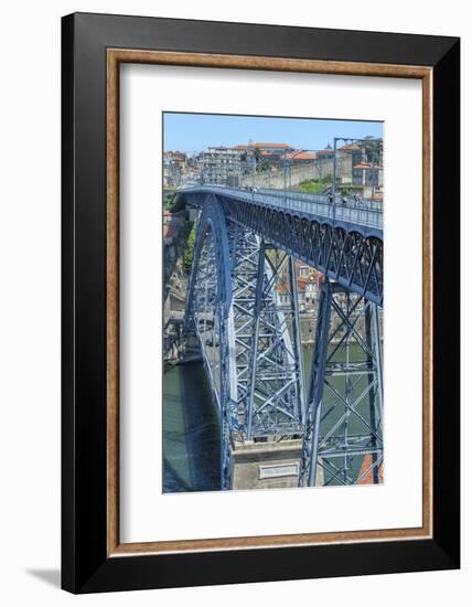 Europe, Portugal, Oporto, Douro River, Dom Luis I Bridge-Lisa S. Engelbrecht-Framed Photographic Print