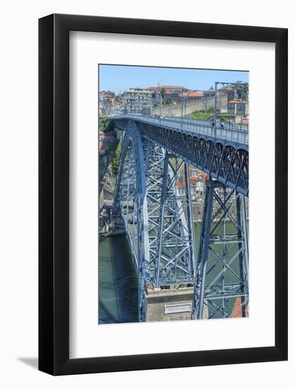 Europe, Portugal, Oporto, Douro River, Dom Luis I Bridge-Lisa S. Engelbrecht-Framed Photographic Print