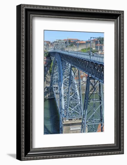 Europe, Portugal, Oporto, Douro River, Dom Luis I Bridge-Lisa S. Engelbrecht-Framed Photographic Print