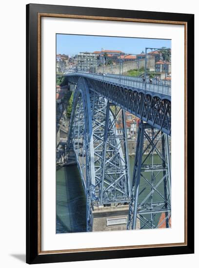 Europe, Portugal, Oporto, Douro River, Dom Luis I Bridge-Lisa S. Engelbrecht-Framed Photographic Print