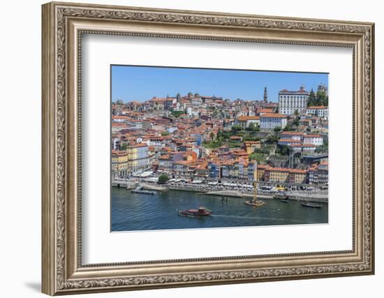 Europe, Portugal, Oporto, Douro River, Rabelo Ferry Boat-Lisa S. Engelbrecht-Framed Photographic Print