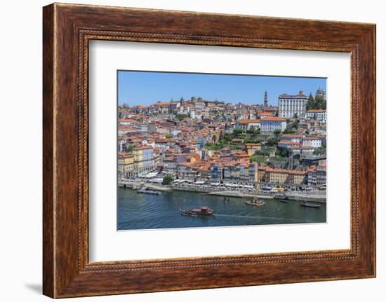 Europe, Portugal, Oporto, Douro River, Rabelo Ferry Boat-Lisa S. Engelbrecht-Framed Photographic Print