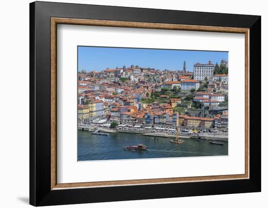 Europe, Portugal, Oporto, Douro River, Rabelo Ferry Boat-Lisa S. Engelbrecht-Framed Photographic Print