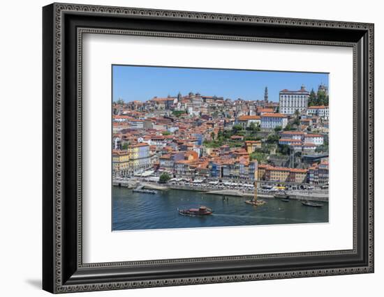 Europe, Portugal, Oporto, Douro River, Rabelo Ferry Boat-Lisa S. Engelbrecht-Framed Photographic Print