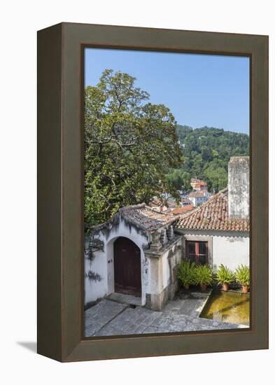 Europe, Portugal, Sintra, Sintra National Palace, Courtyard-Lisa S. Engelbrecht-Framed Premier Image Canvas