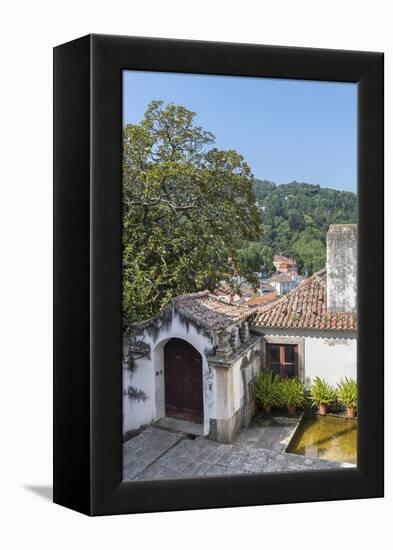 Europe, Portugal, Sintra, Sintra National Palace, Courtyard-Lisa S. Engelbrecht-Framed Premier Image Canvas