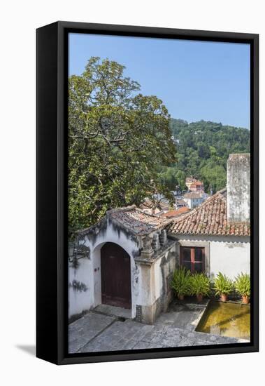 Europe, Portugal, Sintra, Sintra National Palace, Courtyard-Lisa S. Engelbrecht-Framed Premier Image Canvas