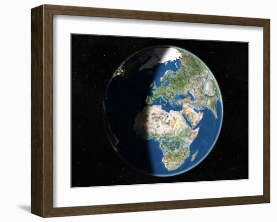 Europe, Satellite Image-PLANETOBSERVER-Framed Photographic Print