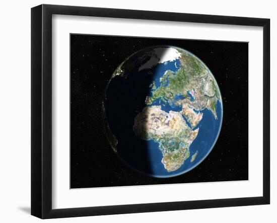 Europe, Satellite Image-PLANETOBSERVER-Framed Photographic Print