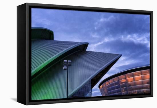 Europe, Scotland, Glasgow, the Clyde Auditorium and the Sse Hydro-Mark Sykes-Framed Premier Image Canvas