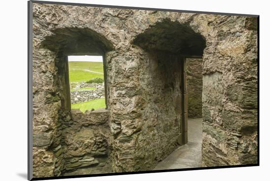 Europe, Scotland, Shetland Islands. Muness Castle Ruins-Cathy & Gordon Illg-Mounted Photographic Print