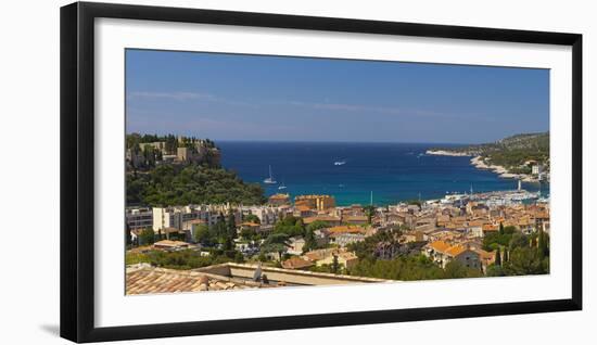 Europe, South of France, Mediterranean Coast, Cassis, Harbour Bay, Sailboats-Chris Seba-Framed Photographic Print