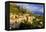 Europe, South of France, Provence, Verdon Gorges, Moustiers-Ste. Marie, Sunset-Chris Seba-Framed Premier Image Canvas
