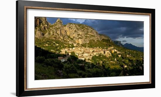 Europe, South of France, Provence, Verdon Gorges, Moustiers-Ste. Marie, Sunset-Chris Seba-Framed Photographic Print