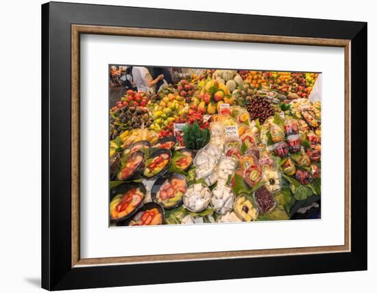 Europe, Spain, Barcelona, St. Josep La Boqueria, Food Market, Fruit-Lisa S. Engelbrecht-Framed Photographic Print