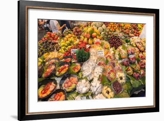 Europe, Spain, Barcelona, St. Josep La Boqueria, Food Market, Fruit-Lisa S. Engelbrecht-Framed Photographic Print