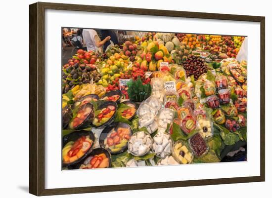 Europe, Spain, Barcelona, St. Josep La Boqueria, Food Market, Fruit-Lisa S. Engelbrecht-Framed Photographic Print