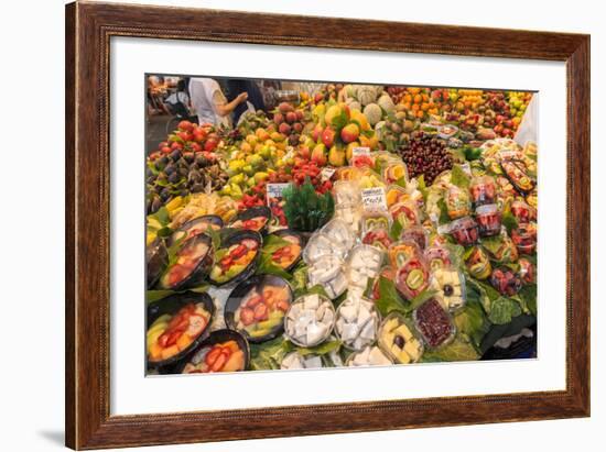 Europe, Spain, Barcelona, St. Josep La Boqueria, Food Market, Fruit-Lisa S. Engelbrecht-Framed Photographic Print