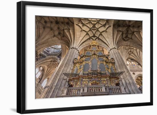 Europe, Spain, Salamanca, Cathedral Organ-Lisa S^ Engelbrecht-Framed Photographic Print