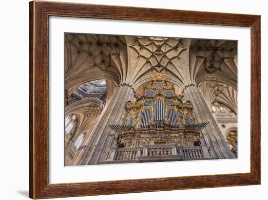 Europe, Spain, Salamanca, Cathedral Organ-Lisa S^ Engelbrecht-Framed Photographic Print