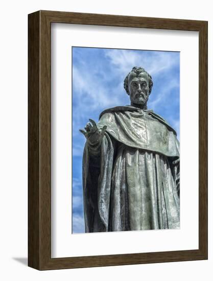 Europe, Spain, Salamanca, Statue of Frei Luis de Leon-Lisa S. Engelbrecht-Framed Photographic Print