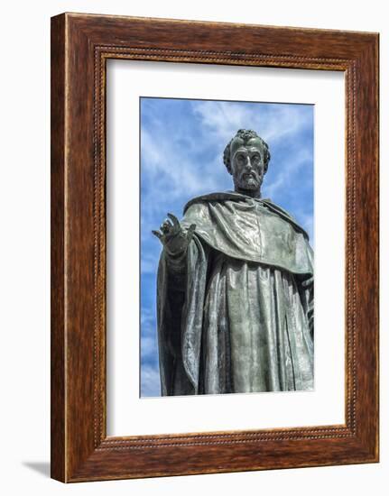 Europe, Spain, Salamanca, Statue of Frei Luis de Leon-Lisa S. Engelbrecht-Framed Photographic Print