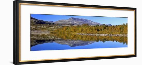 Europe, Sweden,  Stora Sjöfallets National Park, View About the Suorvajaure-Bernd Rommelt-Framed Photographic Print