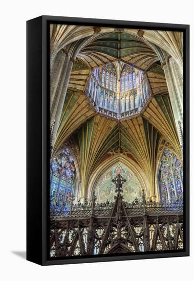 Europe, United Kingdom, England, Cambridgeshire, Ely, Ely Cathedral-Mark Sykes-Framed Premier Image Canvas