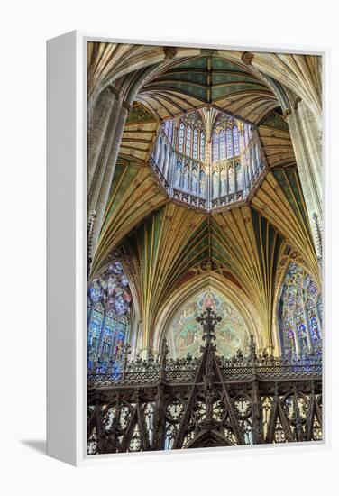 Europe, United Kingdom, England, Cambridgeshire, Ely, Ely Cathedral-Mark Sykes-Framed Premier Image Canvas