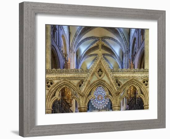 Europe, United Kingdom, England, County Durham, Durham, Durham Cathedral-Mark Sykes-Framed Photographic Print