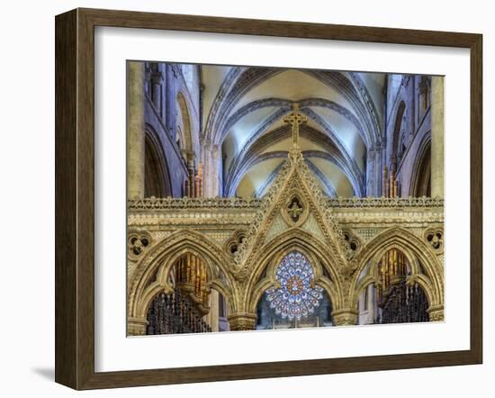 Europe, United Kingdom, England, County Durham, Durham, Durham Cathedral-Mark Sykes-Framed Photographic Print