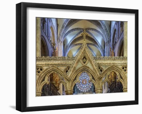 Europe, United Kingdom, England, County Durham, Durham, Durham Cathedral-Mark Sykes-Framed Photographic Print