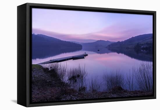 Europe, United Kingdom, England, Derbyshire, Ladybower Reservoir-Mark Sykes-Framed Premier Image Canvas