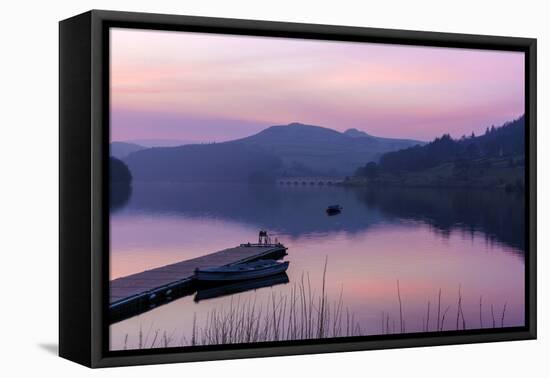 Europe, United Kingdom, England, Derbyshire, Ladybower Reservoir-Mark Sykes-Framed Premier Image Canvas