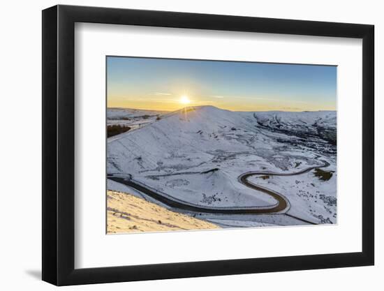 Europe, United Kingdom, England, Derbyshire, Mam Tor-Mark Sykes-Framed Photographic Print