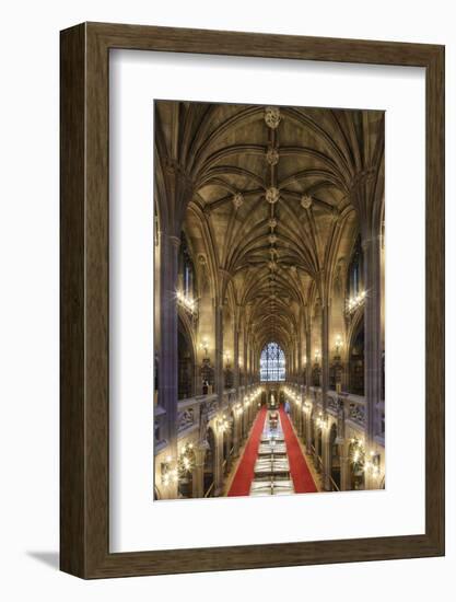 Europe, United Kingdom, England, Lancashire, Manchester, John Rylands Library-Mark Sykes-Framed Photographic Print